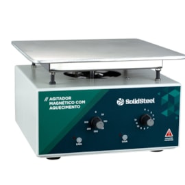 AGITADOR MAGNÉTICO COM AQUECIMENTO ANALÓGICO SSAGa 10L Voltagem:220V