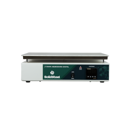 CHAPA AQUECEDORA DIGITAL ATÉ 350ºC POTÊNCIA 1100W- ALUMÍNIO 30x40 cm VOLTAGEM:110V
