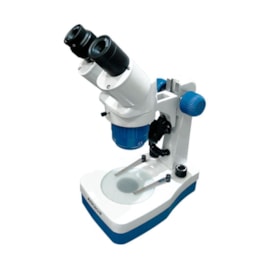 Estereomicroscópio Binocular com aumento de 80x sem Zoom Iluminação de LED - Biofocus XT-3L-NM-BI