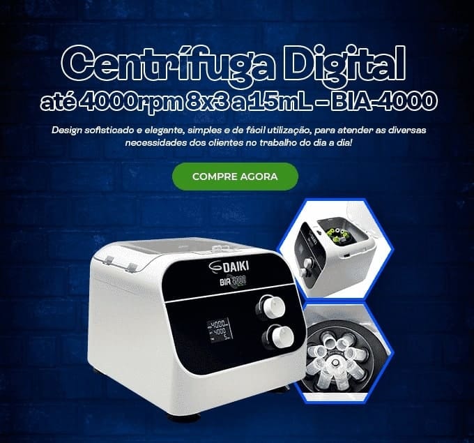 Centrifuga Digital com desgin sofisticado e elegante para atender diversas nescessidades no laboratorio