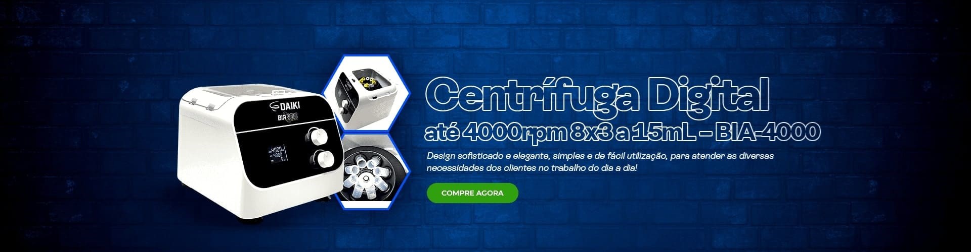 Centrifuga Digital com desgin sofisticado e elegante para atender diversas nescessidades no laboratorio